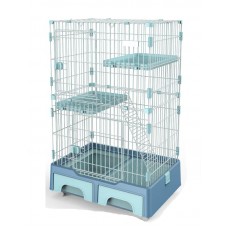 Deluxe Pet Cage Blue